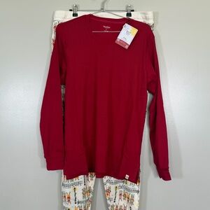*NEW Burt's Bees Holiday Organic Cotton Pajamas Size XL